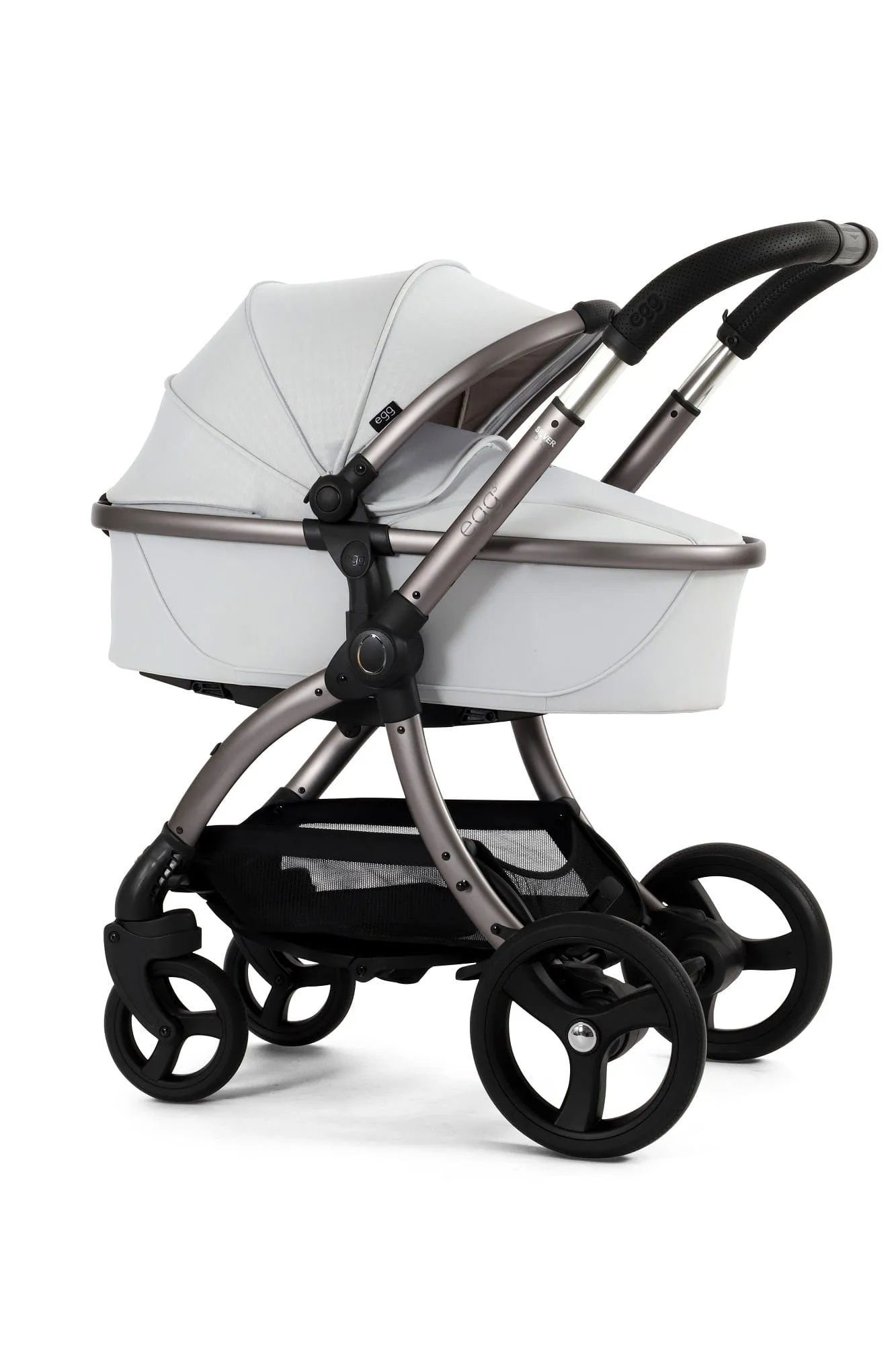 Egg 3 Luxury Cloud T i-Size Travel System - Houndstooth Silver