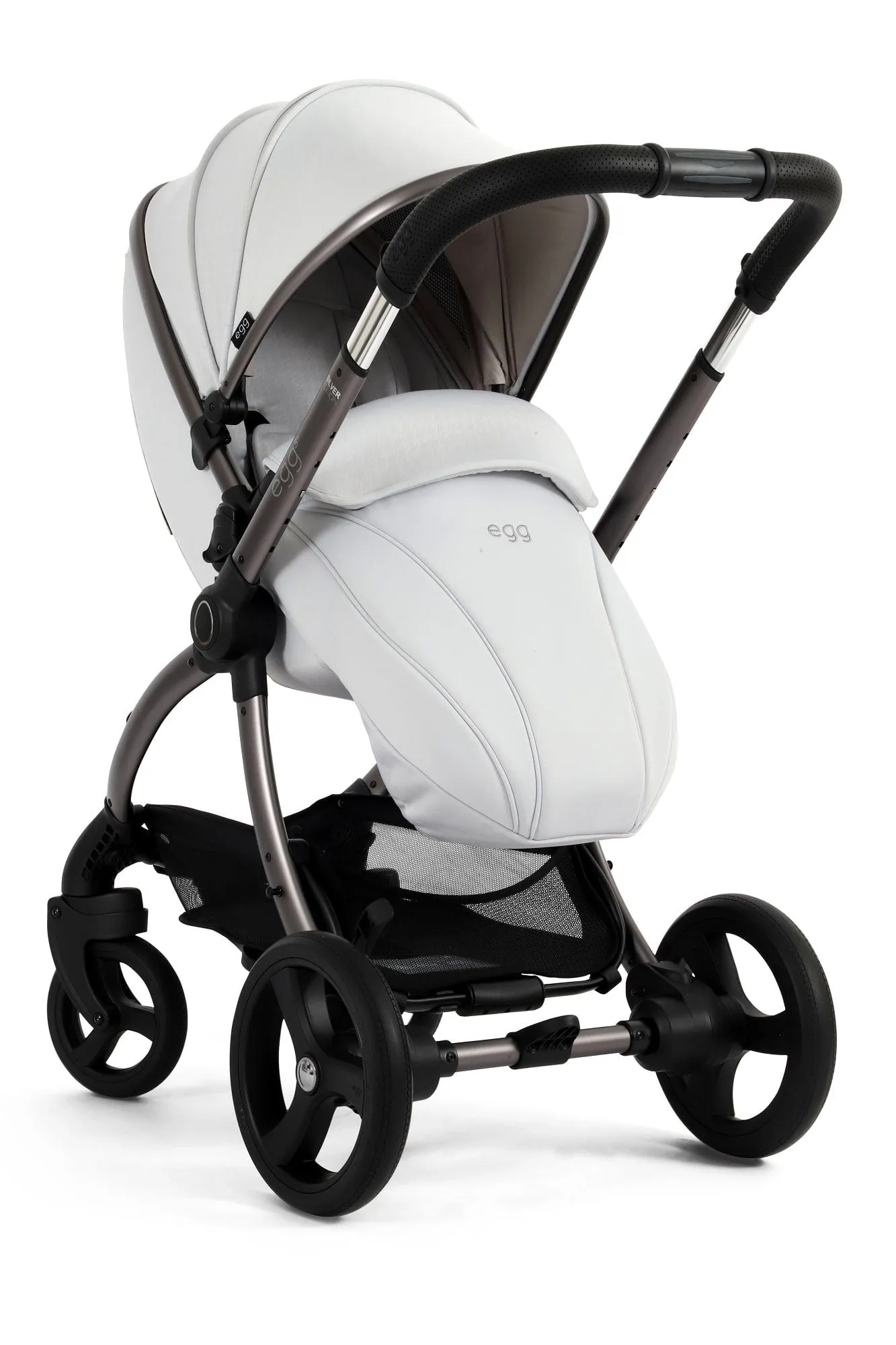 Egg 3 Luxury Cloud T i-Size Travel System - Houndstooth Silver