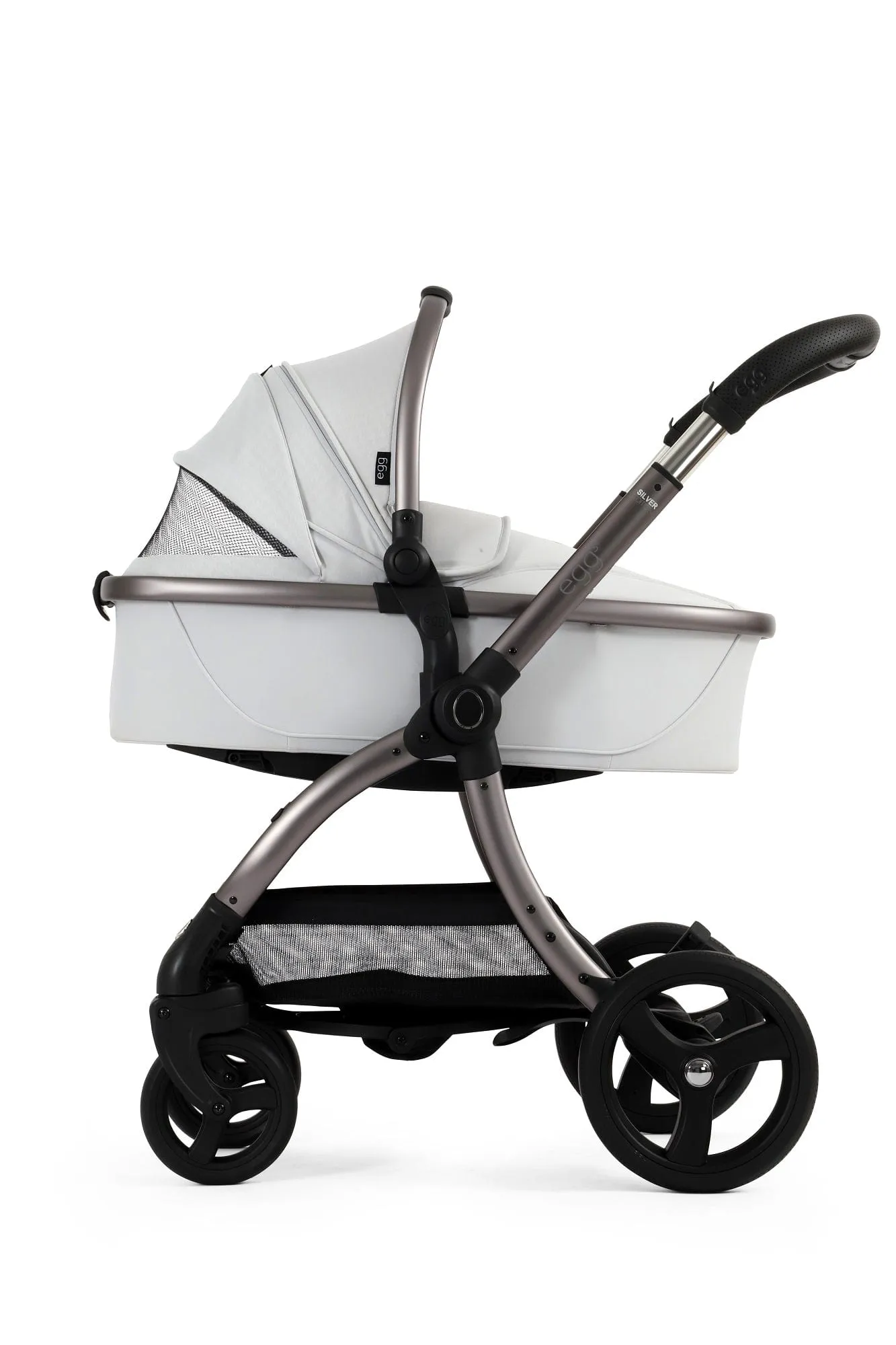 Egg 3 Luxury Cloud T i-Size Travel System - Houndstooth Silver