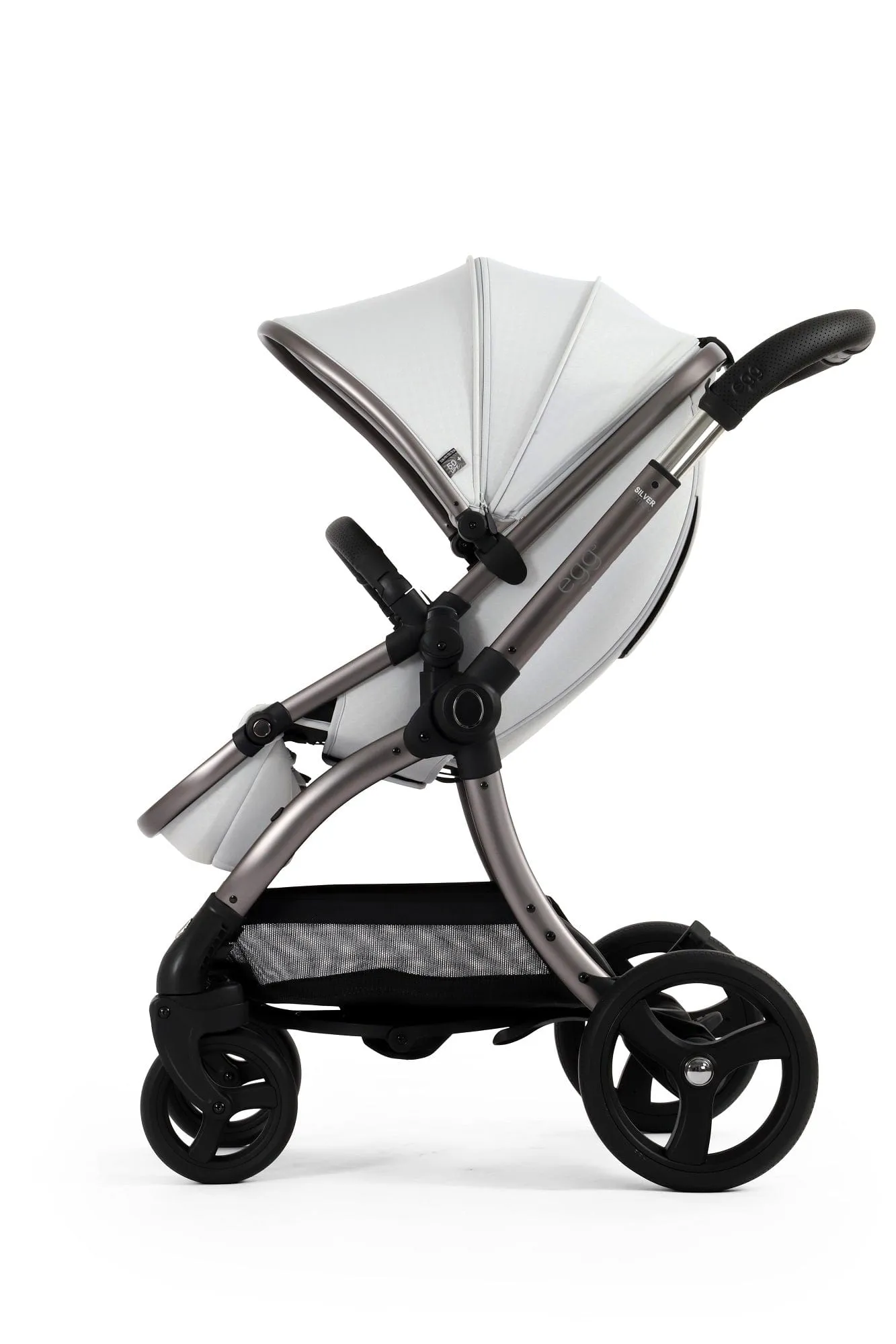 Egg 3 Luxury Cloud T i-Size Travel System - Houndstooth Silver