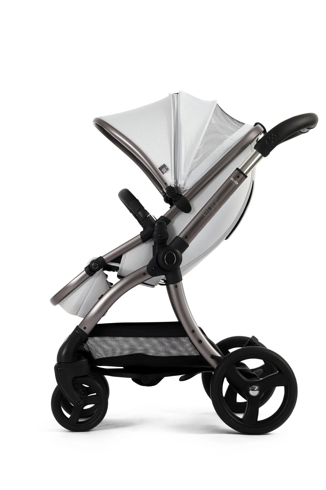 Egg 3 Luxury Cloud T i-Size Travel System - Houndstooth Silver