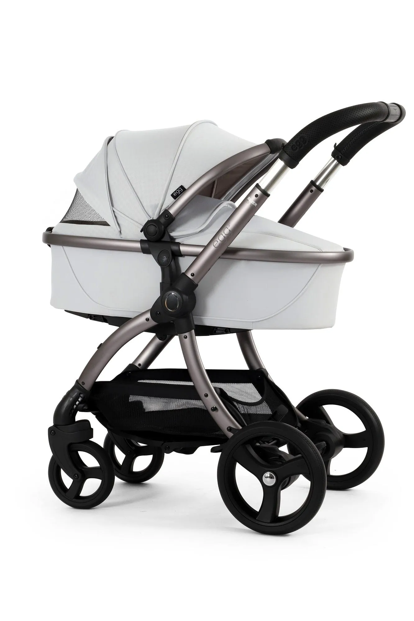 Egg 3 Luxury Cloud T i-Size Travel System - Houndstooth Silver