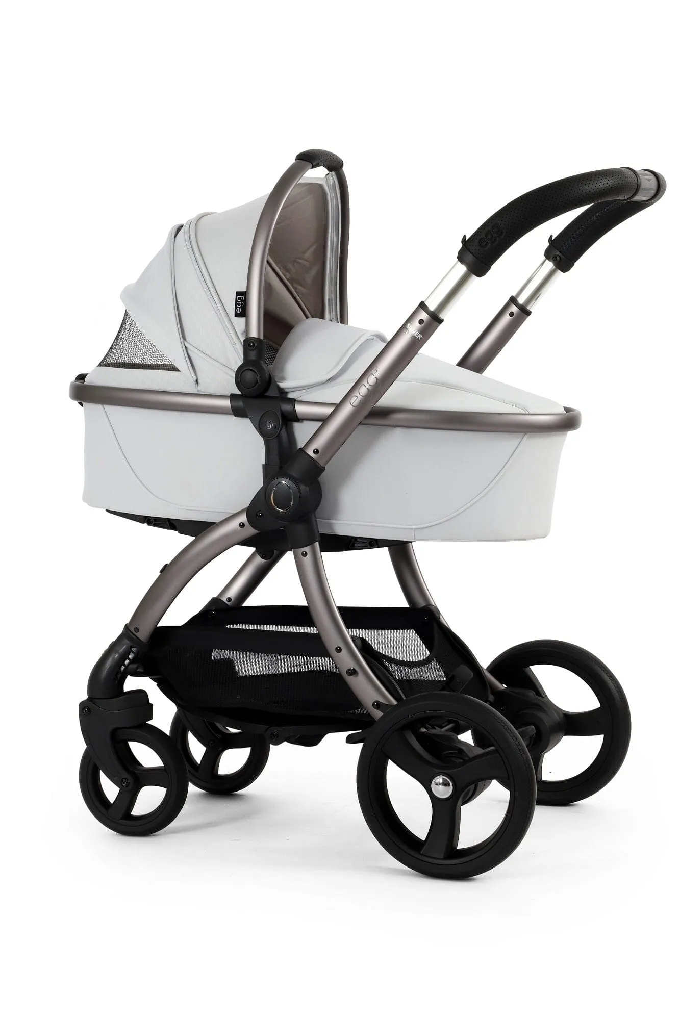 Egg 3 Luxury Cloud T i-Size Travel System - Houndstooth Silver