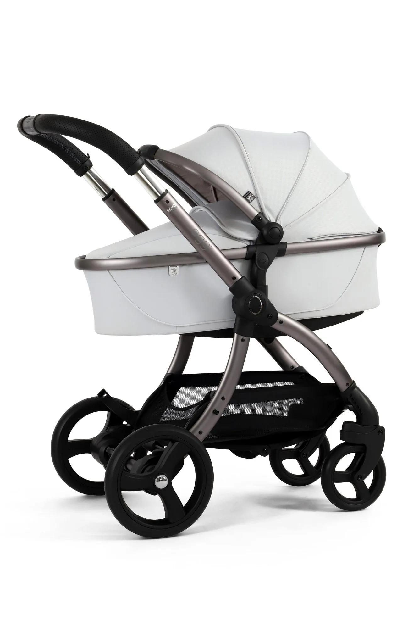 Egg 3 Luxury Cloud T i-Size Travel System - Houndstooth Silver