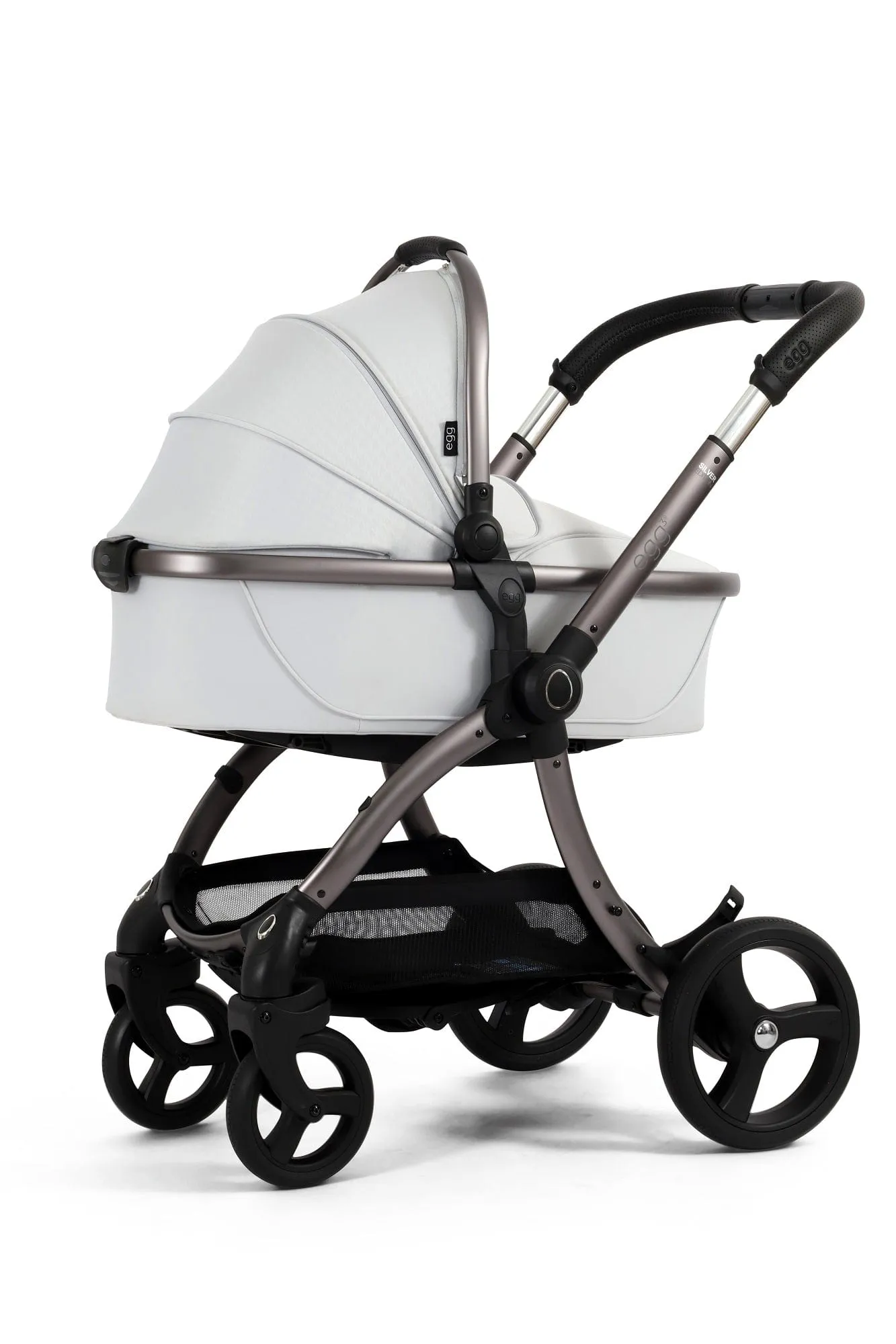 Egg 3 Luxury Cloud T i-Size Travel System - Houndstooth Silver