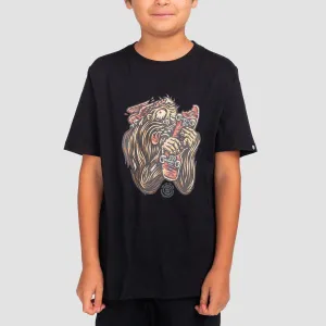 Element Bite Organic T-Shirt Flint Black - Kids