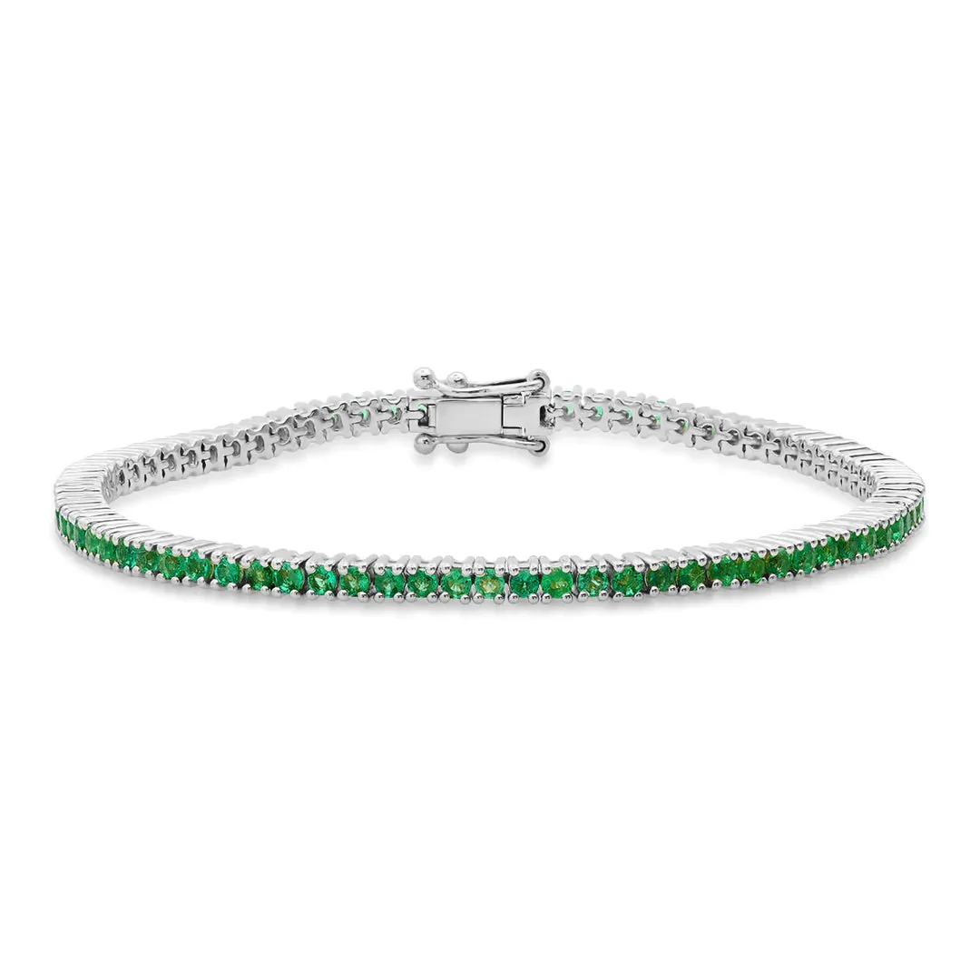 Emerald Tennis Bracelet