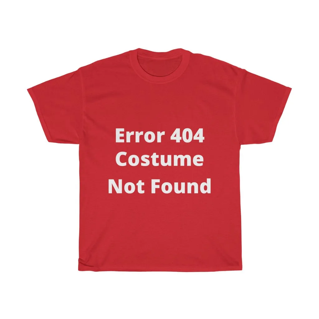 Error 404 Costume Not Found
