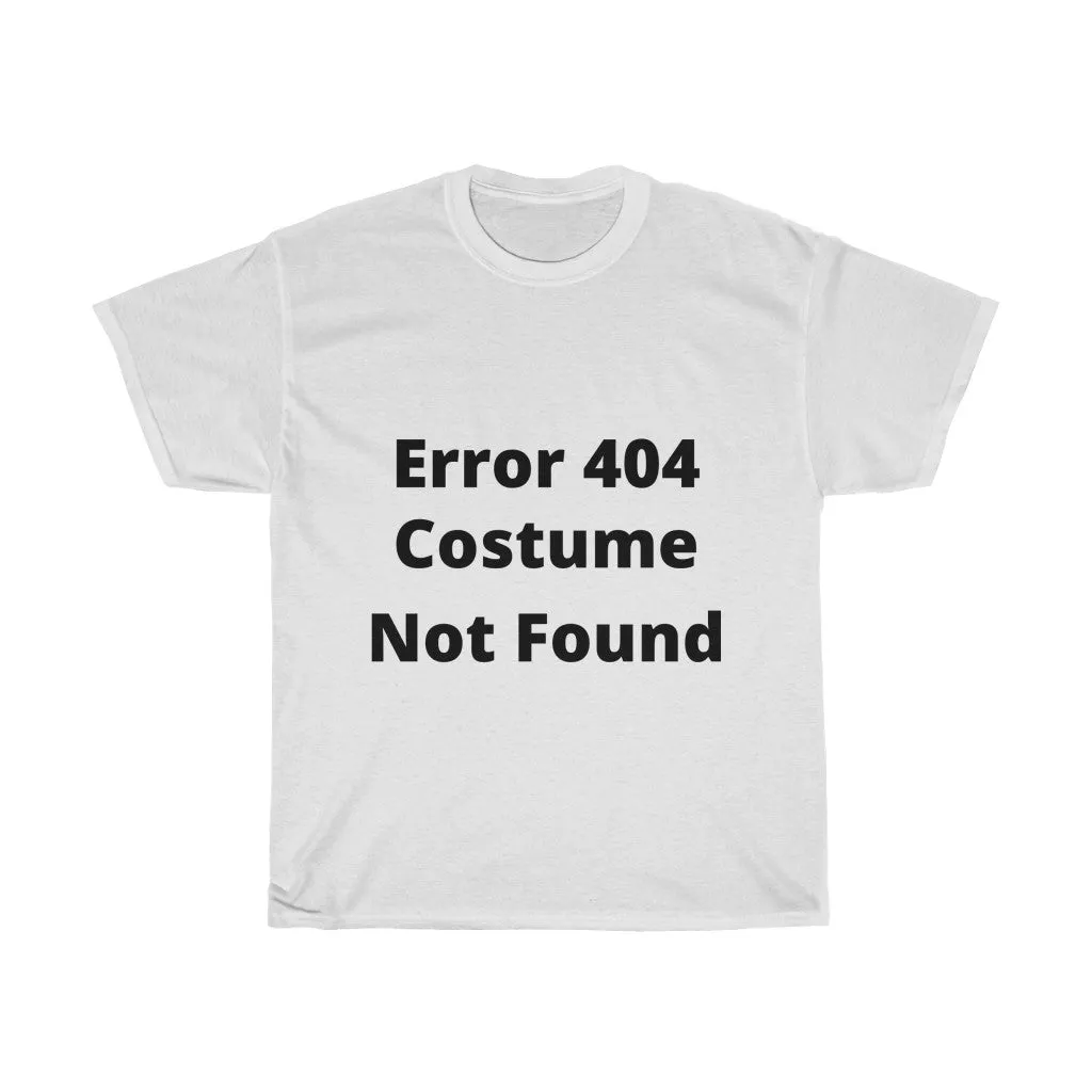 Error 404 Costume Not Found