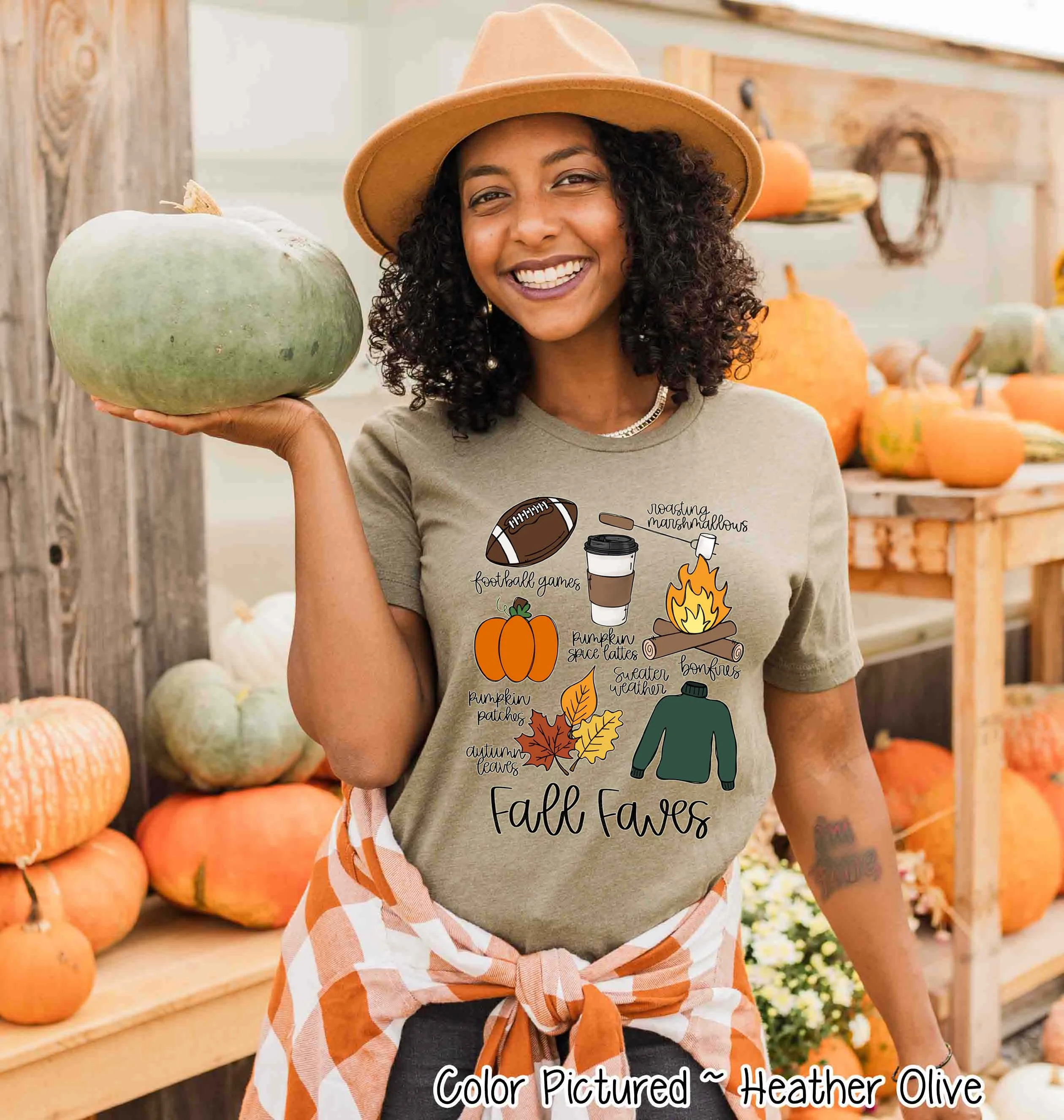 Fall Favorites Doodles Tee