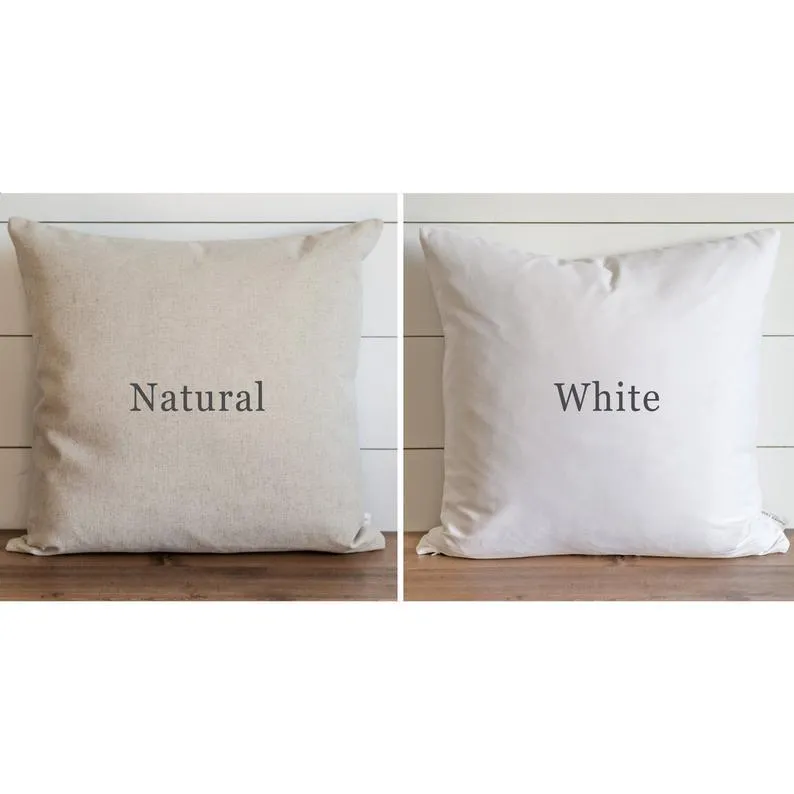Fall Pillow Cover // Farm Fresh Locally Grown