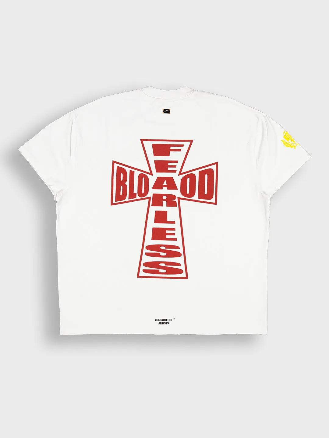 Fearless Blood Cross T-Shirt | White