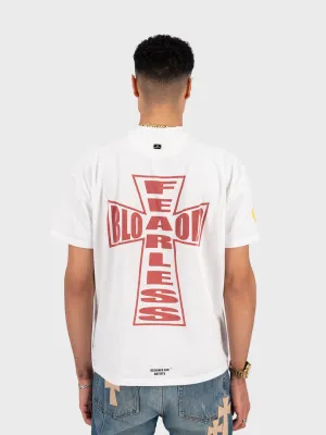 Fearless Blood Cross T-Shirt | White