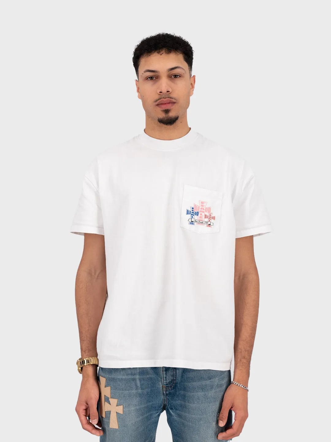 Fearless Blood Cross T-Shirt | White