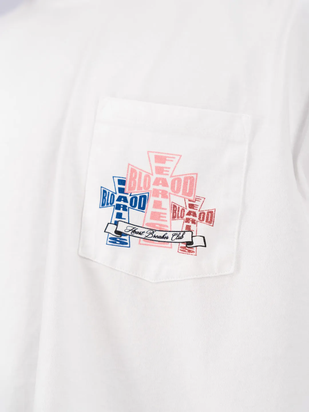 Fearless Blood Cross T-Shirt | White