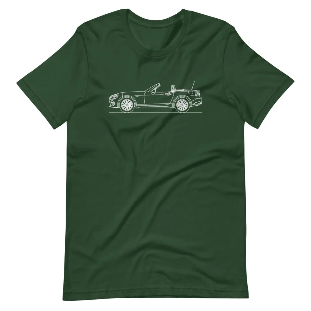 Fiat 124 Spider silhouette T-shirt