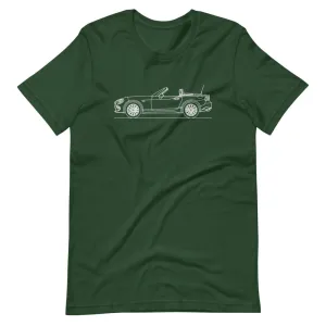 Fiat 124 Spider silhouette T-shirt