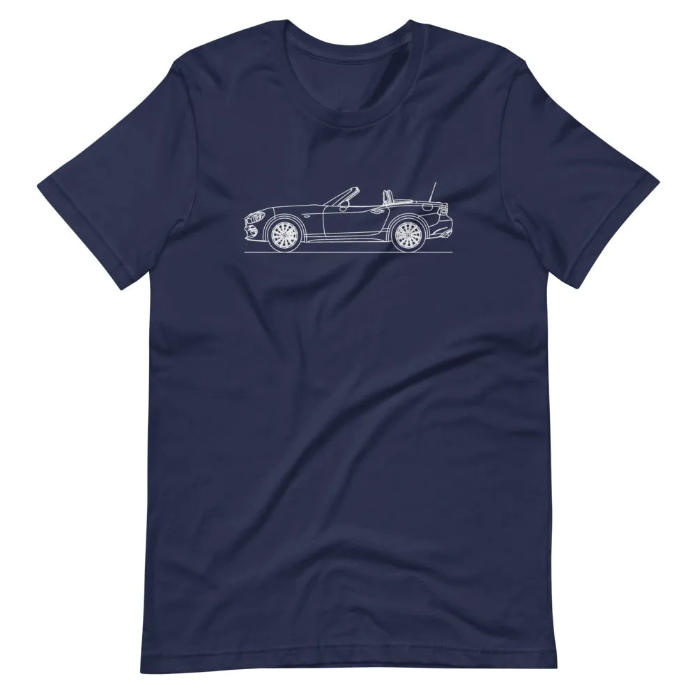 Fiat 124 Spider silhouette T-shirt