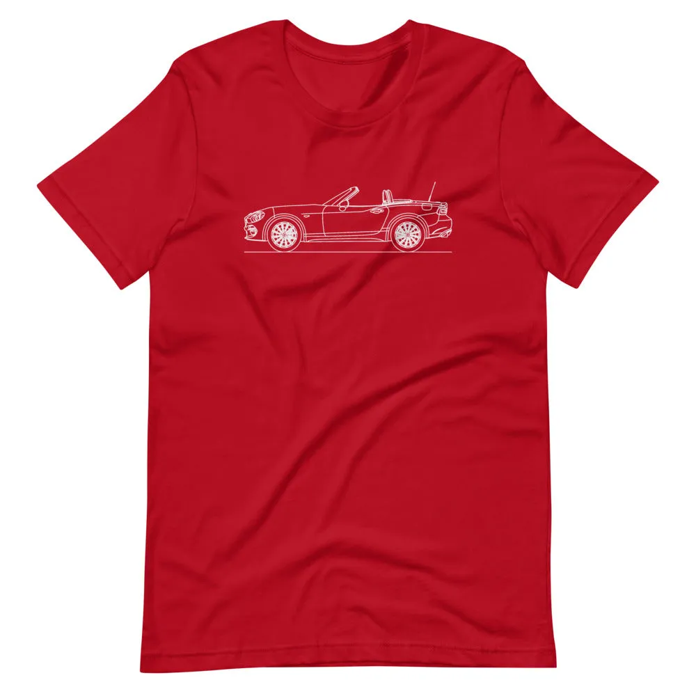 Fiat 124 Spider silhouette T-shirt