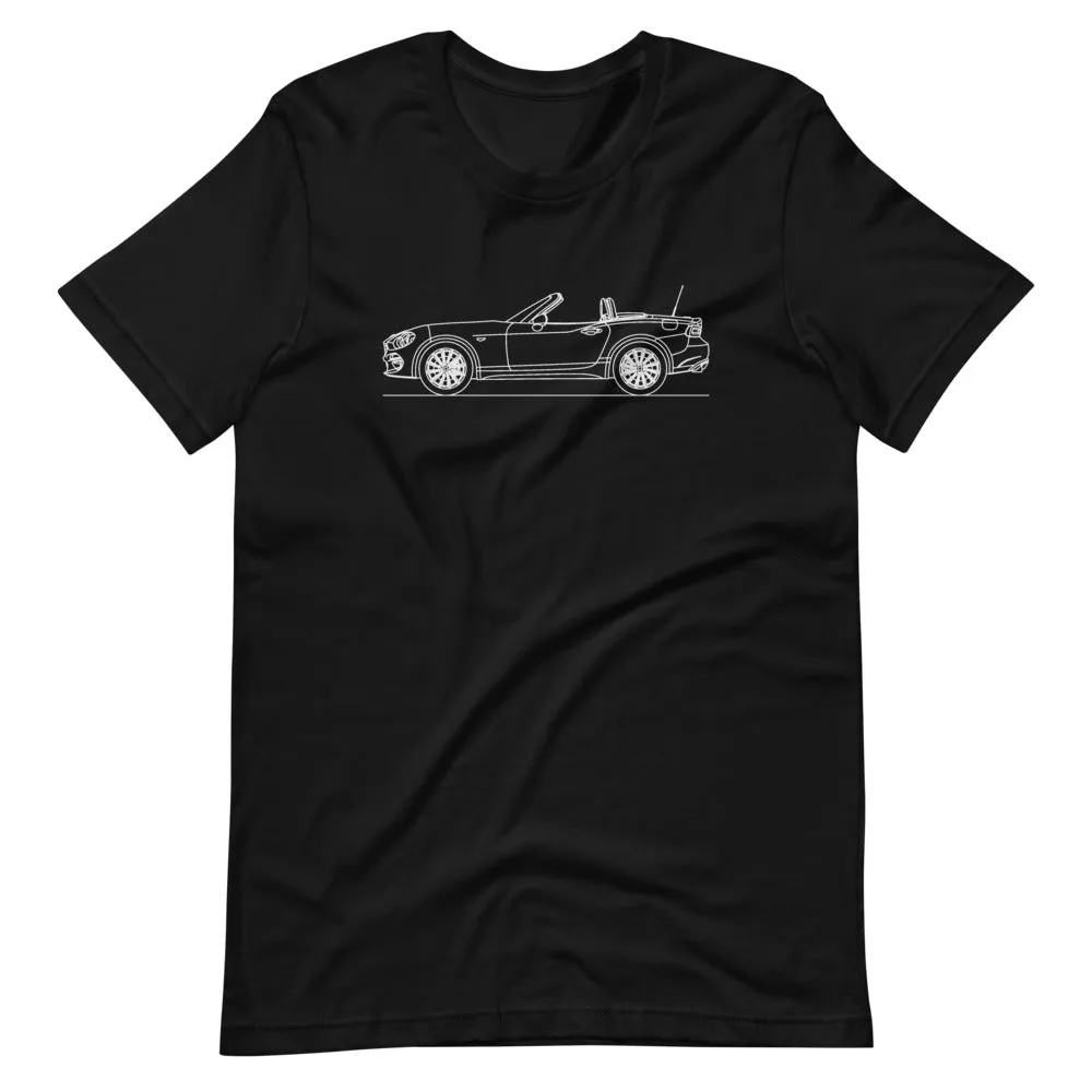 Fiat 124 Spider silhouette T-shirt