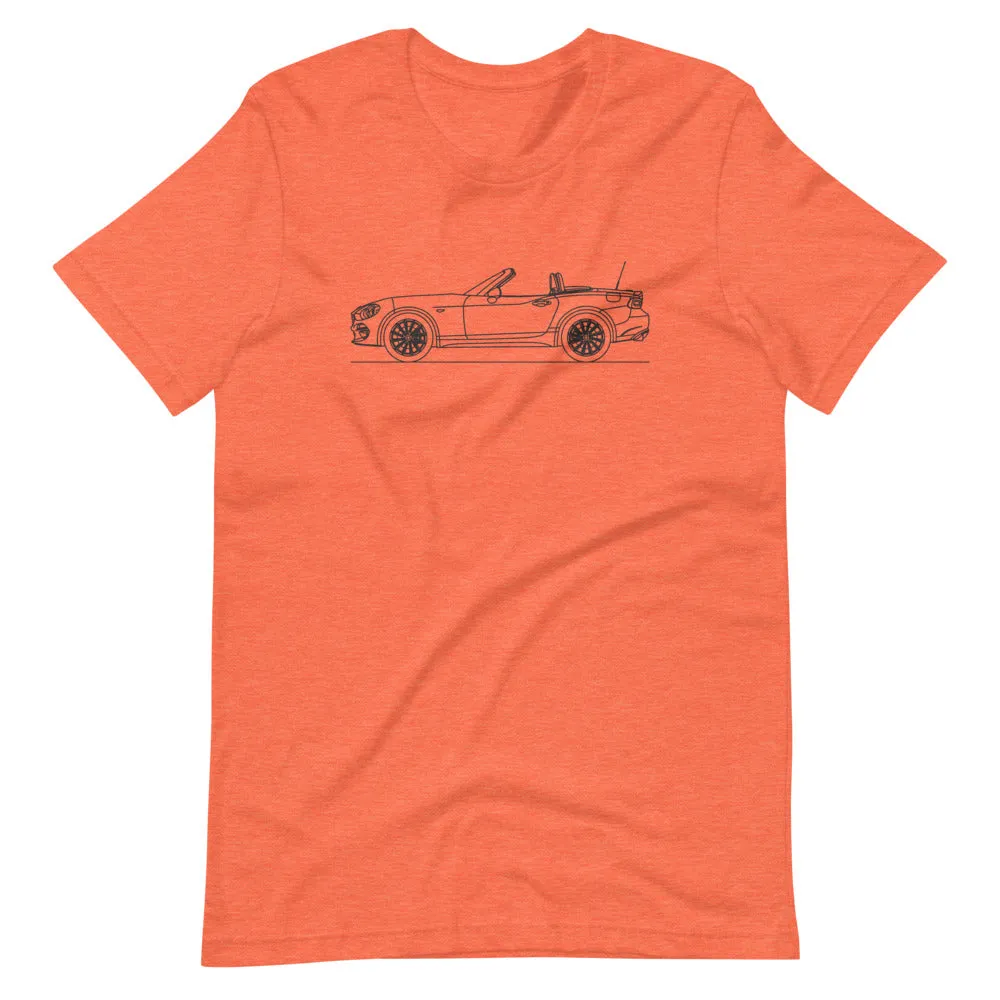 Fiat 124 Spider silhouette T-shirt