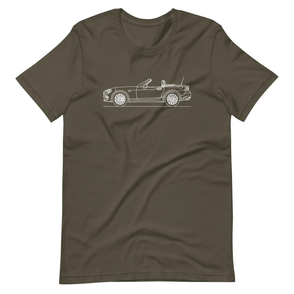 Fiat 124 Spider silhouette T-shirt