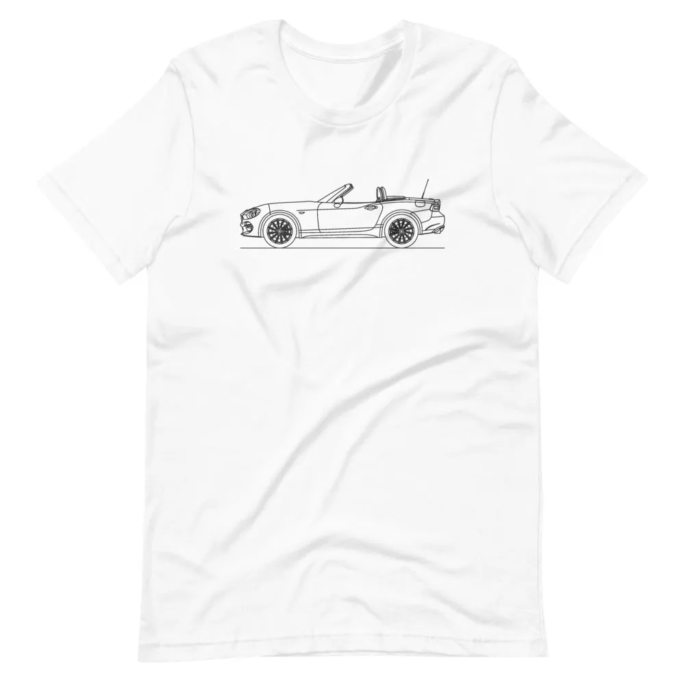Fiat 124 Spider silhouette T-shirt