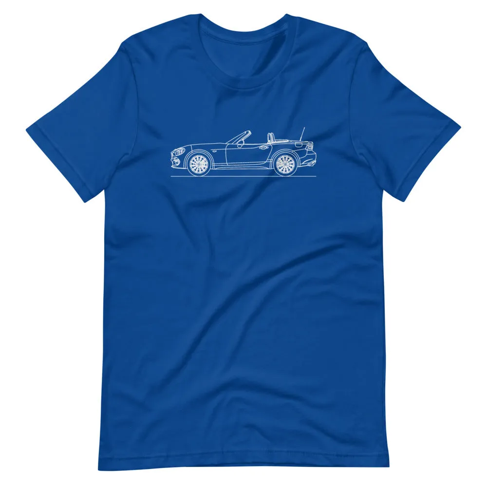 Fiat 124 Spider silhouette T-shirt