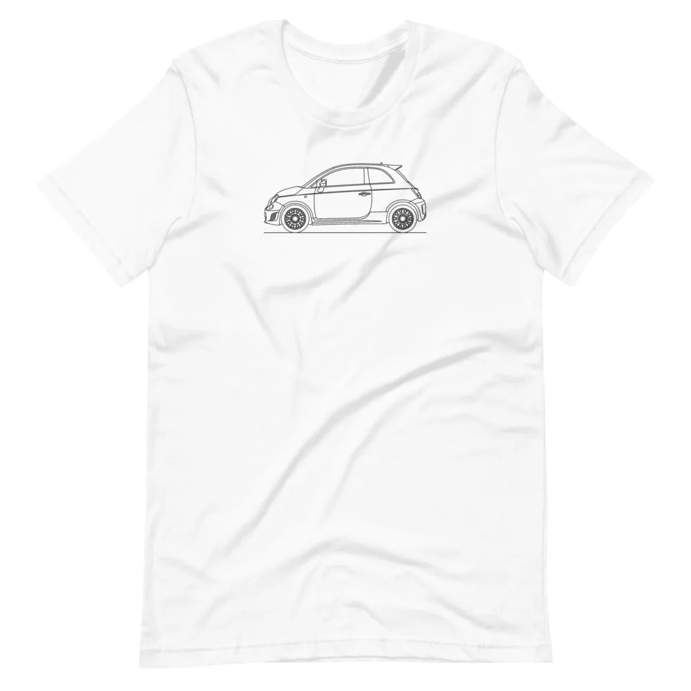 Fiat 500 Abarth silhouette T-shirt