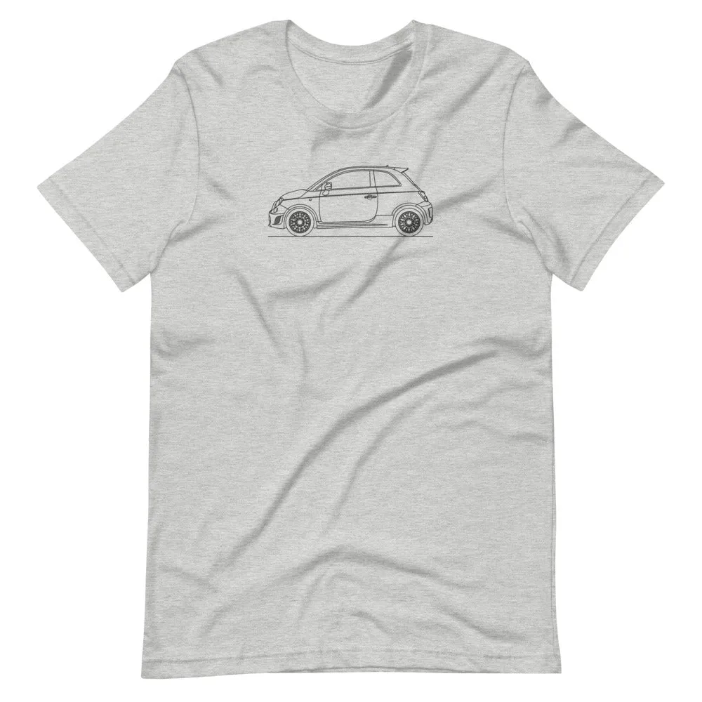 Fiat 500 Abarth silhouette T-shirt