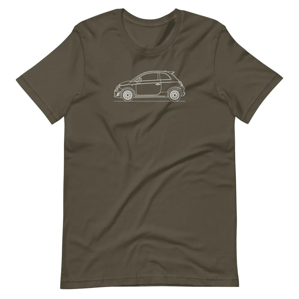 Fiat 500 Abarth silhouette T-shirt