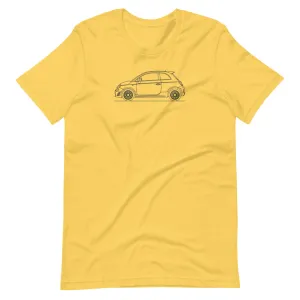 Fiat 500 Abarth silhouette T-shirt
