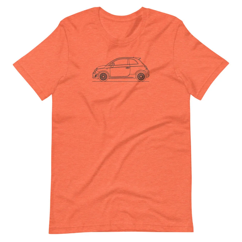 Fiat 500 Abarth silhouette T-shirt