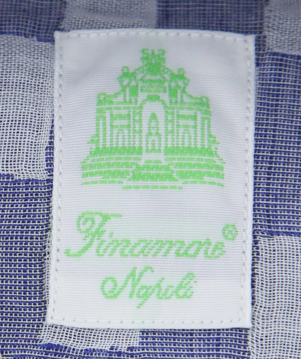 Finamore Napoli Blue Shirt - Extra Slim
