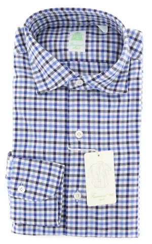 Finamore Napoli Blue Shirt - Extra Slim