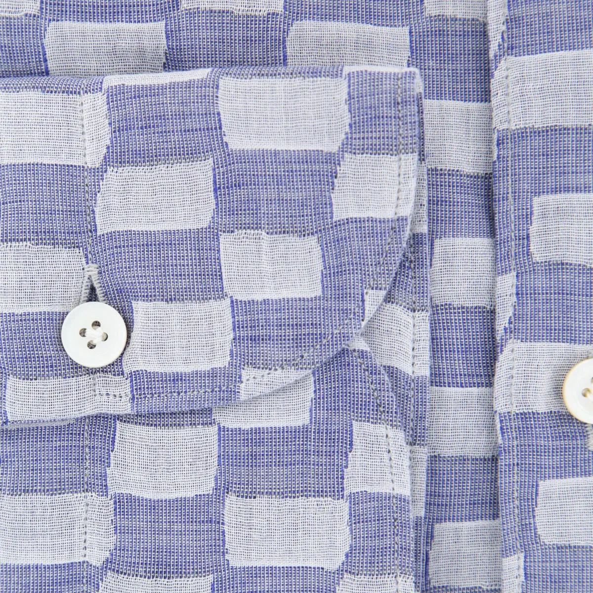 Finamore Napoli Blue Shirt - Extra Slim
