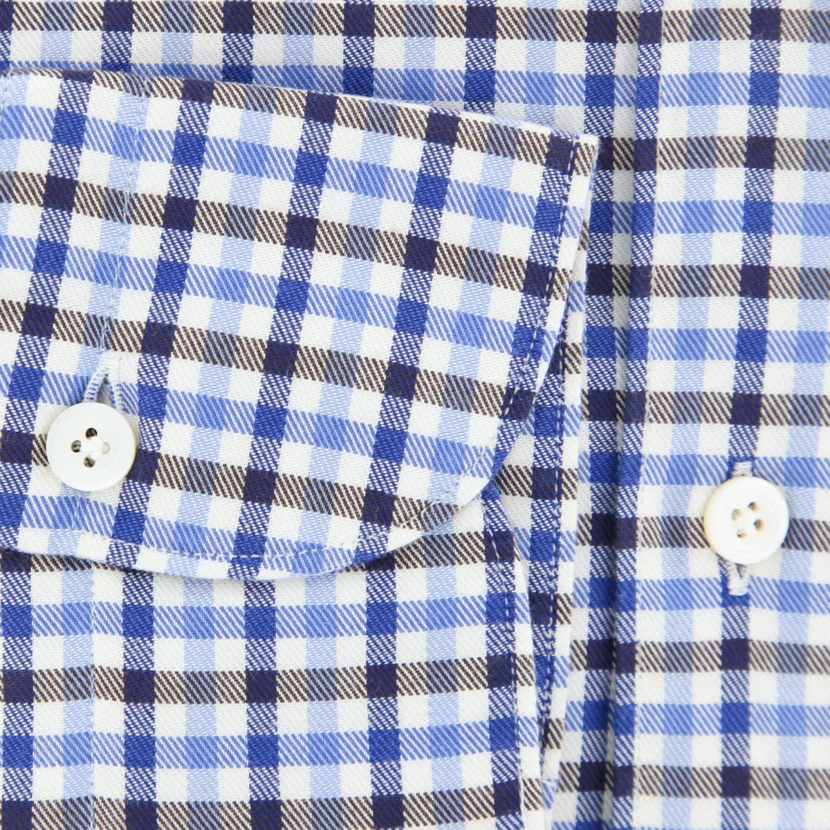 Finamore Napoli Blue Shirt - Extra Slim