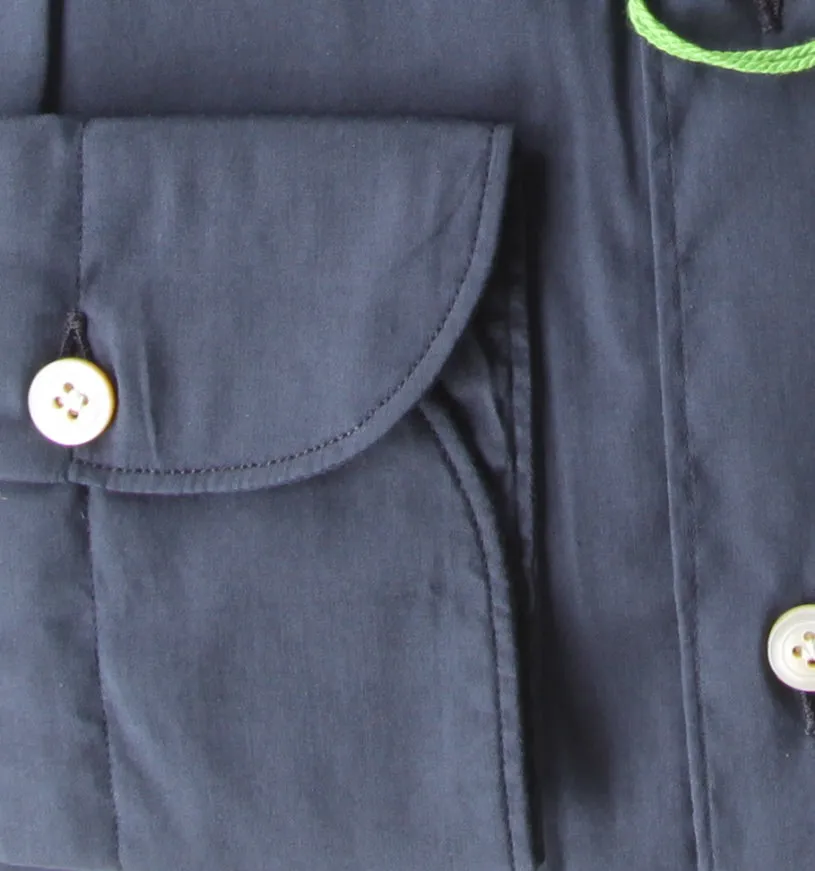 Finamore Napoli Dark Blue Shirt - Extra Slim