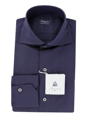 Finamore Napoli Dark Blue Shirt - Slim