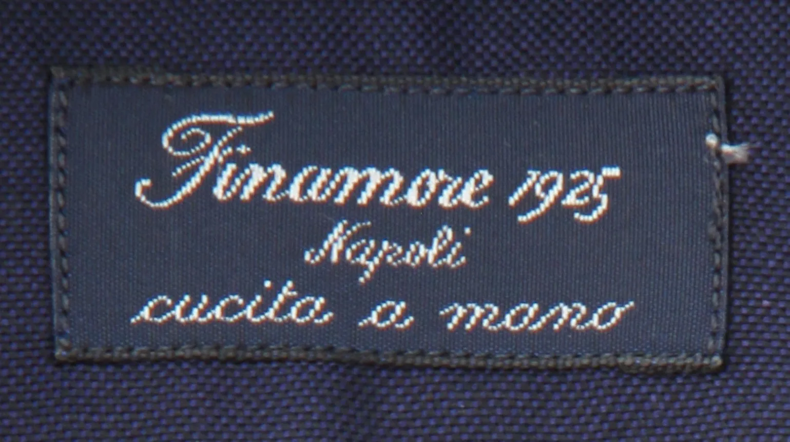 Finamore Napoli Dark Blue Shirt - Slim