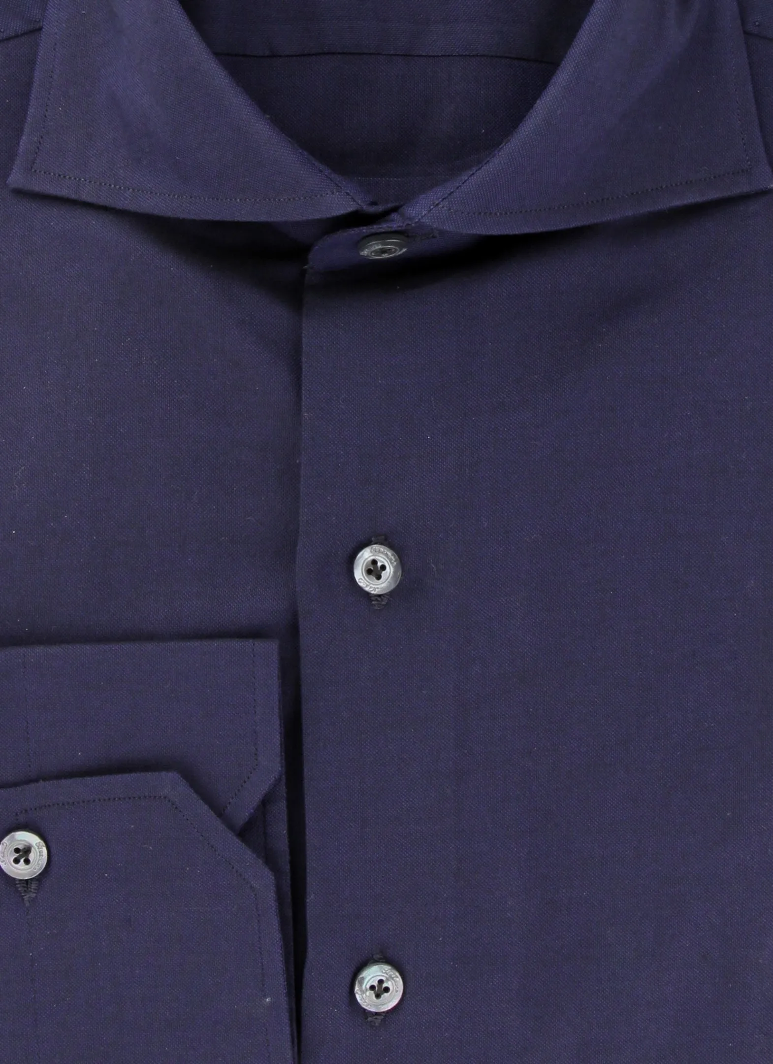 Finamore Napoli Dark Blue Shirt - Slim