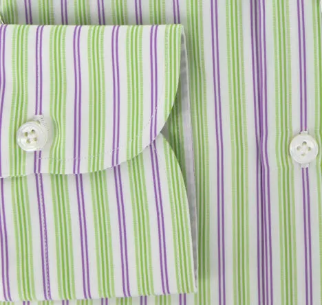 Finamore Napoli Green Shirt – Size: 15.5 US / 39 EU
