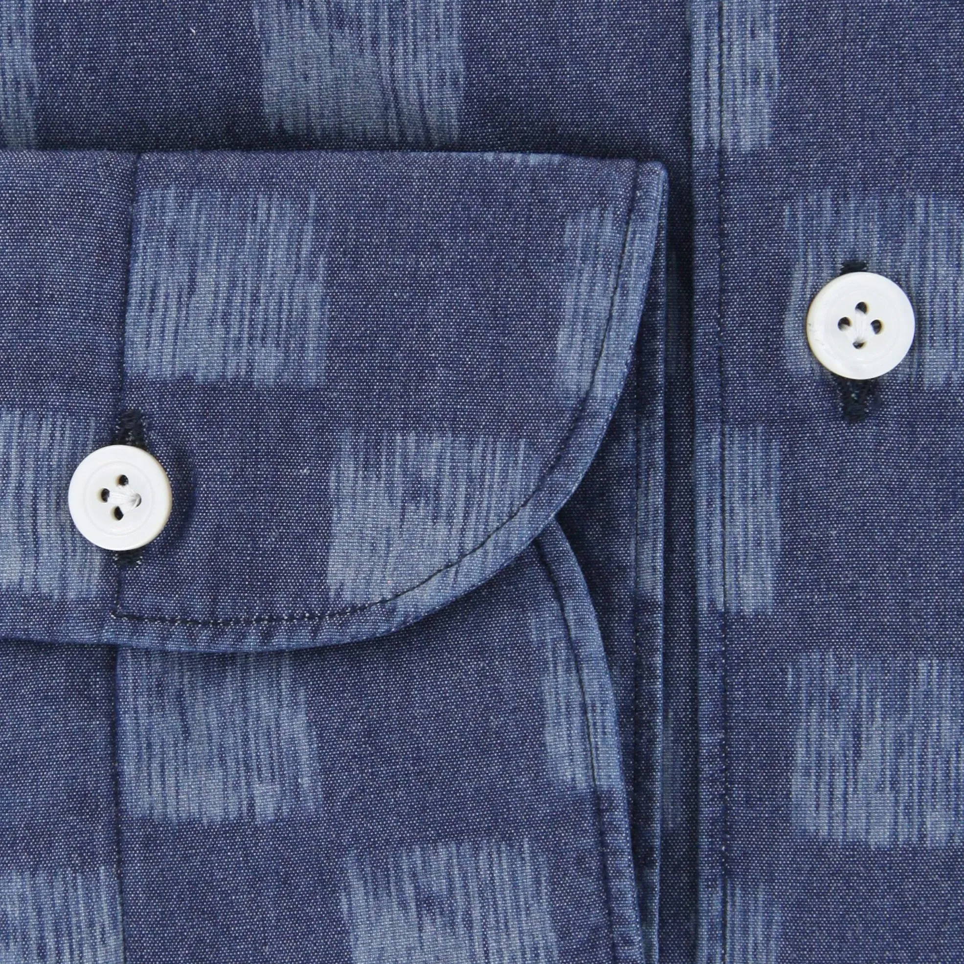 Finamore Napoli Navy Blue Shirt - Extra Slim