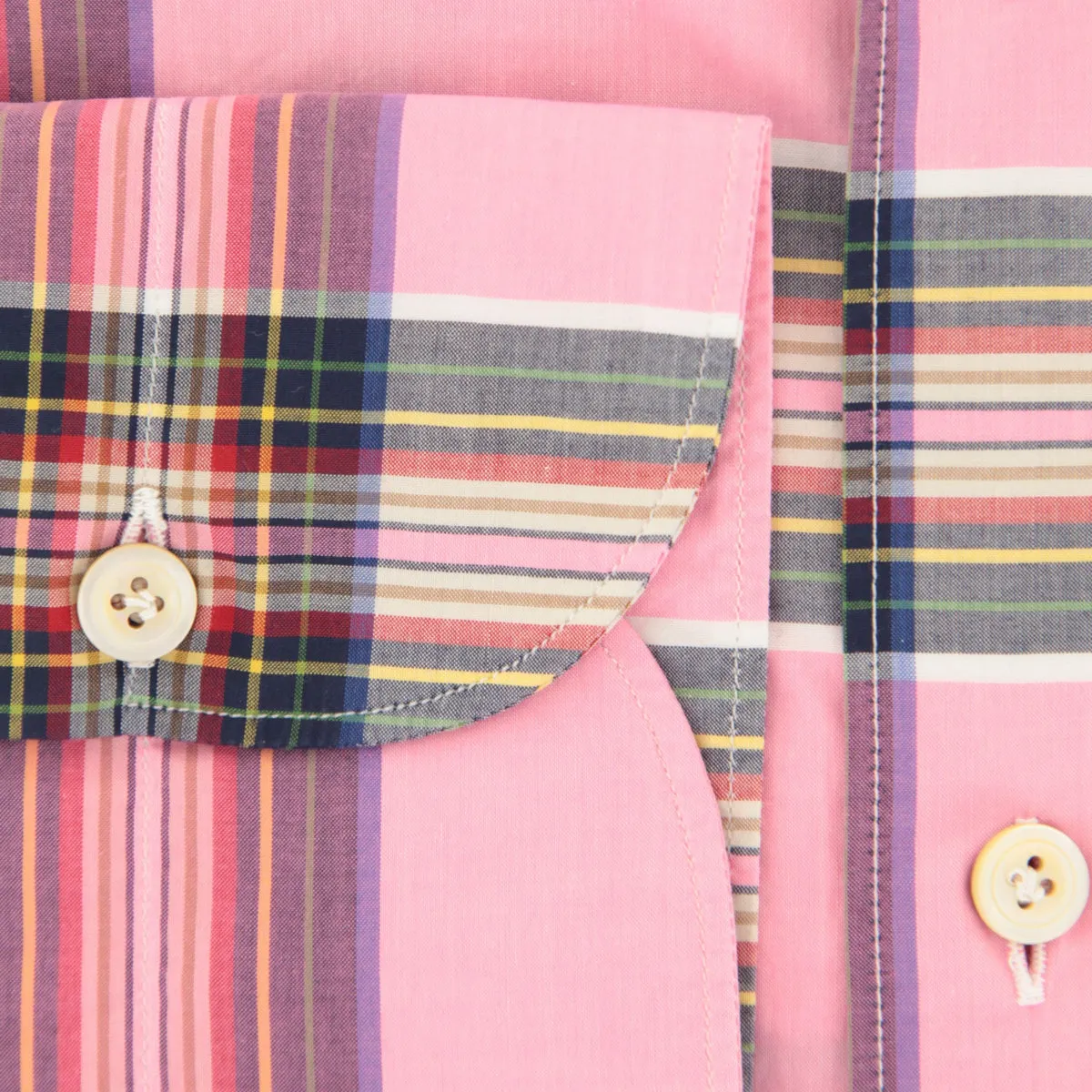 Finamore Napoli Pink Shirt - Extra Slim