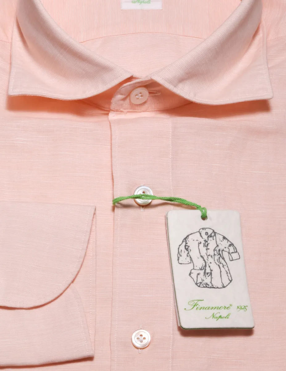 Finamore Napoli Pink Shirt - Extra Slim