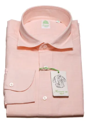 Finamore Napoli Pink Shirt - Extra Slim