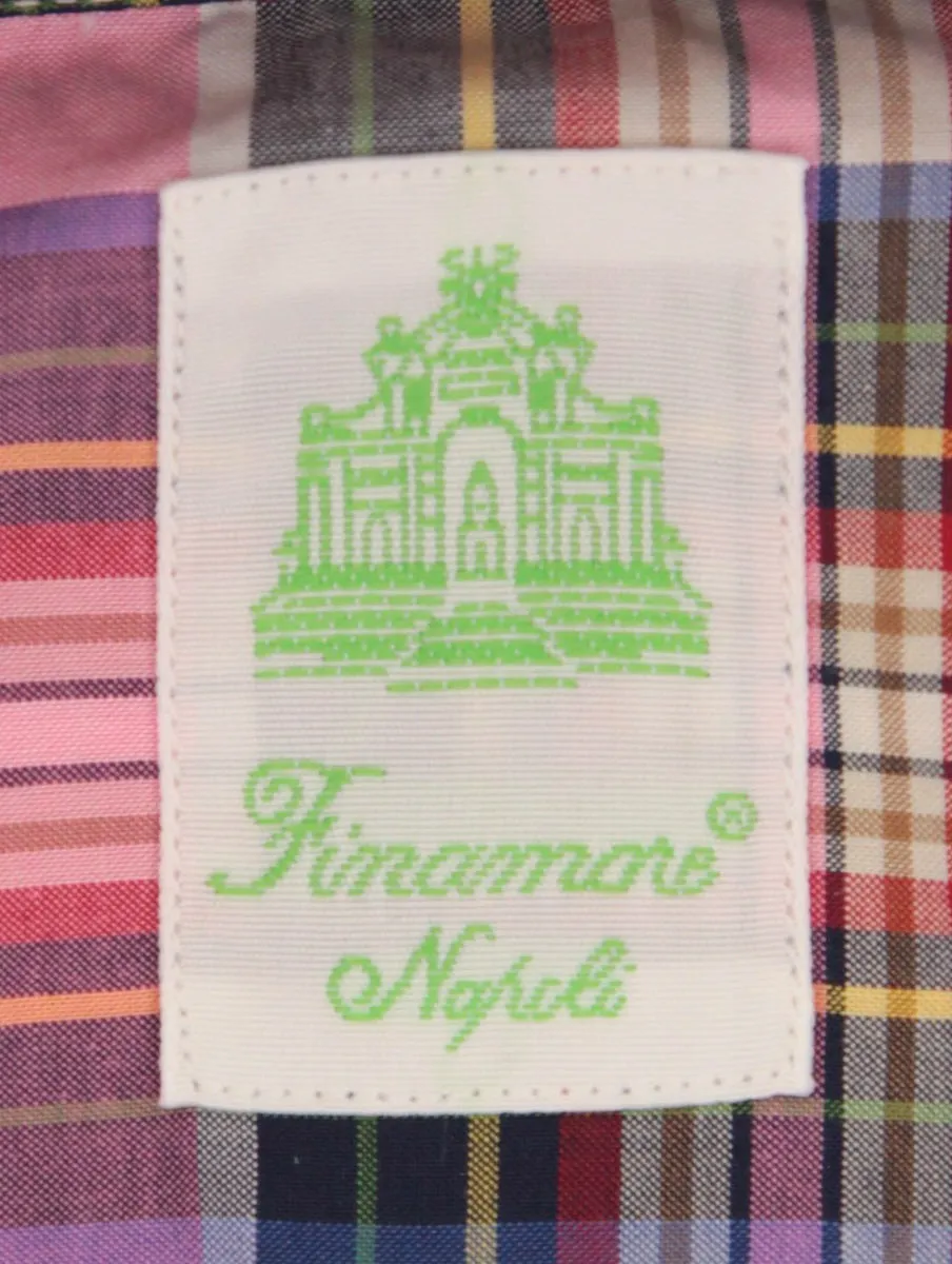 Finamore Napoli Pink Shirt - Extra Slim