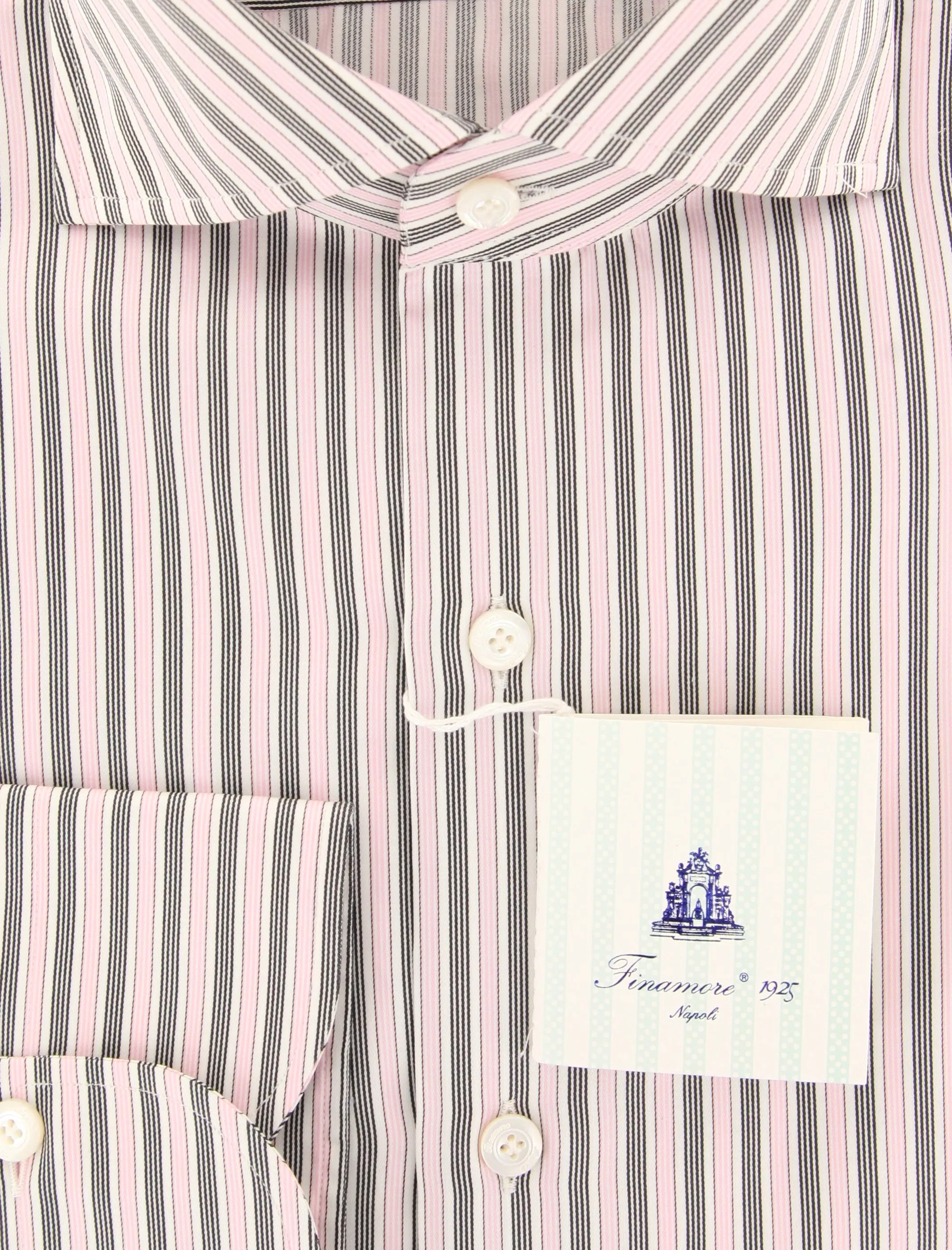 Finamore Napoli Pink Shirt - Slim