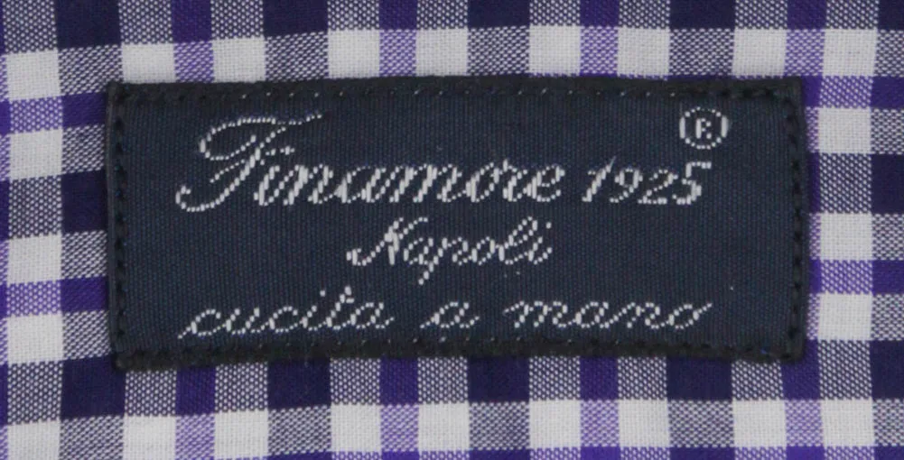Finamore Napoli Purple Shirt - Slim