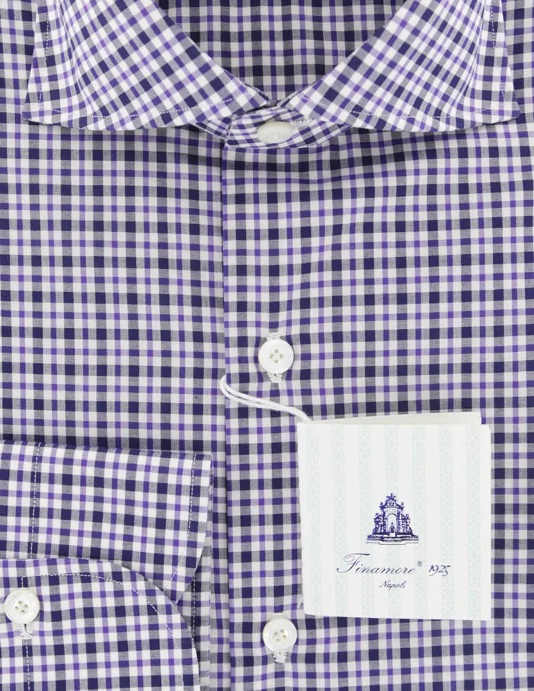 Finamore Napoli Purple Shirt - Slim